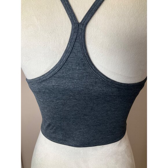 NWT Offline By Aerie The Hugger Longline Racerback Charcoal Sports Bra   Size Sm - Picture 5 of 12
